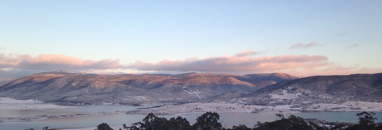Lake Jindabyne looking towards Three Rivers Estate